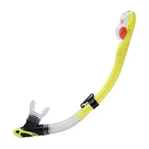 Professional Design Corrugated Hose Silicone Mouthpiece Portable Clasp Breathing Tube Free Diving Scuba Full Dry Diving Snorkel