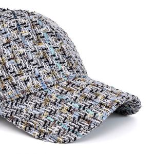 Nouvelle Arrivée 2025 – Casquette de Baseball Unisexe en Tweed à Carreaux Tendance pour Femme – Chapeau Décontracté et Sportif pour l'Automne et l'Hiver - Product Image 2