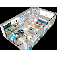 Panneau mural perforé pour vitrine de magasin de téléphonie mobile, comptoir de magasin de téléphones portables, design de mobilier