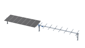 SUPER SOLAR Tracker Photovoltaïque Automatique |   Traqueur solaire à un axe en acier galvanisé à chaud pour projets d'énergie solaire 90 modules - Product Image 3