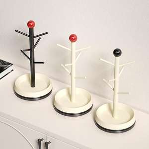 <span class=keywords><strong>Porte</strong></span>-gobelet et <span class=keywords><strong>porte</strong></span>-<span class=keywords><strong>bijoux</strong></span> en <span class=keywords><strong>bois</strong></span> de style crème, moderne, simple, de haute valeur, rétro, en forme de <span class=keywords><strong>branche</strong></span> d'arbre, pour un usage domestique - Product Image 2