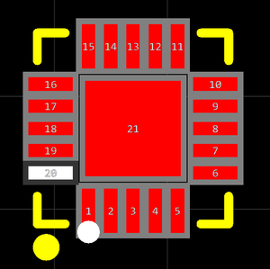 ตัวลดทอนสัญญาณ PE4312C-Z แบบดิจิทัลสำหรับเครื่องพิมพ์หน้าจอตัวลดทอนสัญญาณแบบขั้นตอนพร้อมระบบ QFN-20-EP สัญญาณ psemi - Product Image 6