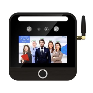 Système de contrôle d'accès biométrique par reconnaissance faciale IA basé sur le cloud avec carte SIM 4G, empreinte digitale, RFID, WiFi, TCP/IP - Product Image 1