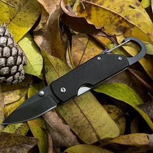 Mini EDC çakı kaymaz G10 kolu basma düğmesi paslanmaz çelik endüstriyel kullanım yürüyüş dağcılık için OEM özelleştirilebilir - Product Image 5