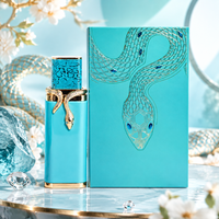 Parfum pour femme, décoration serpent de luxe, parfum longue durée, flacon carré coloré, vaporisateur EDP, parfum pour cadeau