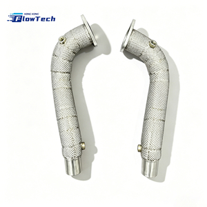 Tuyau d'échappement en acier inoxydable 304 de haute qualité pour Ferrari California 4.3 V8 F136IB, mise à niveau de l'échappement de course avec bouclier thermique - Product Image 1