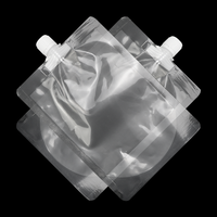 Nouvelle pochette à bec de compote de fruits transparente à venir pour le remplissage d'eau et le bouchage du sac de gelée en plastique