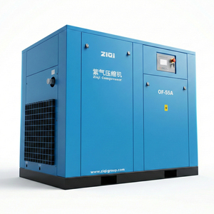 Compresor <span class=keywords><strong>de</strong></span> Aire <span class=keywords><strong>de</strong></span> Tornillo Sin Aceite para la Industria Textil, 55KW 75HP, Lubricado por <span class=keywords><strong>Agua</strong></span>, Clase ISO 0, Sin Manchas <span class=keywords><strong>de</strong></span> Aceite, 10 Bar - Product Image 1