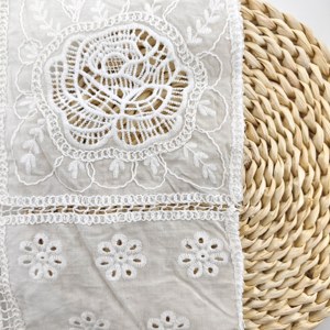 قماش قطني منسوج مطرز 100% قطن 6060 9088 بعرض 50/52 بوصة قابل للتنفس لفساتين وتنانير النساء والفتيات والأولاد - Product Image 1