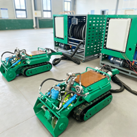Robot de nettoyage de canalisations sous-marines YUGONG YG500 pour l'ingénierie municipale, machine de nettoyage de canalisations à chenilles, robot de nettoyage de tuyaux 100-200m/h