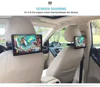 10.1 pollici auto posteriore Android 9.0 sedile posteriore intrattenimento poggiatesta esterno IPS HD display WiFi 2 16 universale