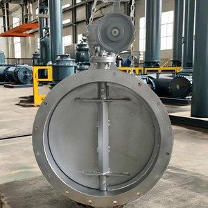 Válvula de Retención Neumática de Doble Brida Tipo DN600 para Agua y Aire, Ventilada, de Acero Inoxidable SS304, para Tratamiento de Gases Residuales, Tipo C, ODM OEM - Product Image 5