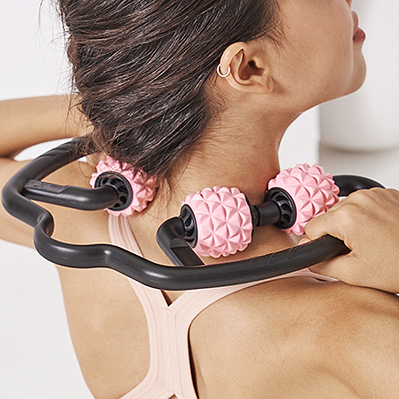 Manuel Double Angle Mousse Rouleau De Muscle Bâton de Massage pour le Soulagement De La Douleur