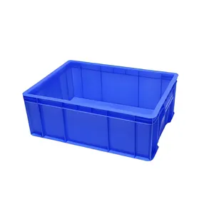 批发可堆叠板条箱手提袋大尺寸ABS注塑塑料移动板条箱，用于仓储和超市用品