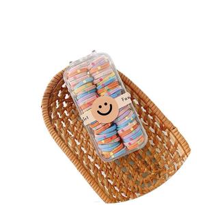 Accesorios para el Cabello con Diseño <span class=keywords><strong>de</strong></span> Estrellas, Bandas Elásticas para el Cabello <span class=keywords><strong>de</strong></span> Borde Ancho, Tamaño Pequeño, Paquete <span class=keywords><strong>de</strong></span> 60, Lazos <span class=keywords><strong>de</strong></span> Nailon que No Dañan el Cabello para Niñas - Product Image 5