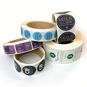 Etiqueta Personalizada en Rollo, Vinilo Ecológico, Resistente al Agua y al Aceite, Adhesivo, Impresión de Etiquetas Privadas para Empaquetado de Productos - Product Image 2