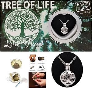 Albero della vita amore perla desiderio collana di perle Kit con ciondolo albero della vita, Kit di artigianato per adulti - Product Image 2