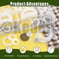 71 pièces, 10 tailles, joint torique en silicone, marque OEM/ODM, Chine, Zhejiang