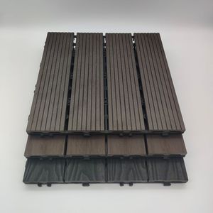 Gỗ nhựa <span class=keywords><strong>composite</strong></span> decking sàn rắn ngoài trời decking sàn WPC gỗ decking Vinyl sàn 10 mét - Product Image 6