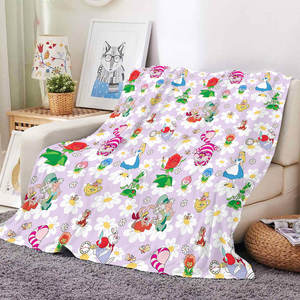 Nueva Manta de Felpa para Niñas con Diseño de la Princesa Alicia, Personalizada con Diseño de Anime y Dibujos Animados, Suave Manta de Franela - Product Image 3