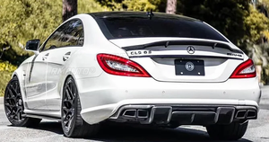 สำหรับ Mercedes Benz CLS Class W218 C218 CLS260 CLS300 CLS350 2011-2017 ชุดแต่งปีกหลัง สปอยเลอร์หลังรถยนต์ อุปกรณ์ตกแต่งรถยนต์ - Product Image 3