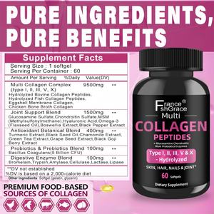 Suplemento de Péptidos de Colágeno Múltiple Personalizado, Apoyo para la Salud de la Piel, Cabello, Uñas y Articulaciones, Cápsulas Blandas de Péptidos de Colágeno Múltiple - Product Image 3