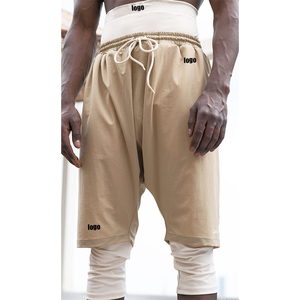 Muslim Halal Swim Shorts <strong>Men</strong> Swimsuit Spandex Quick Dry Shorts <strong>Swimwear</strong> for <strong>Islamic</strong> <strong>Men</strong> Knitted Beach Swim Trunks Swimming Pants - Product Image 1