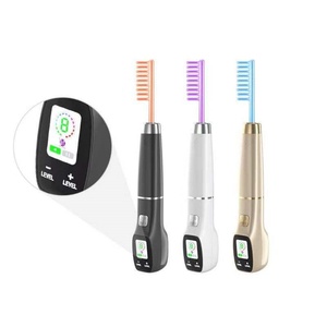Appareil de soin du visage portable haute fréquence 5 en 1 de style classique, rechargeable, avec écran LCD intelligent - Product Image 4