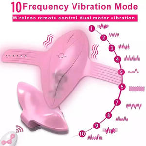 Stimolatore Clitorideo con Telecomando Wireless, <span class=keywords><strong>Vibratore</strong></span> Indossabile a Forma di Farfalla per Donne - Product Image 6