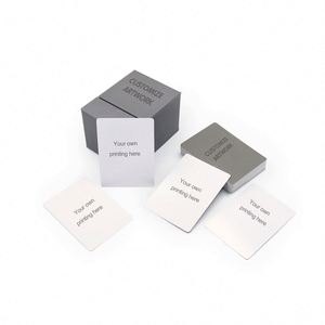 Caja Magnética Personalizada con 100 Cartas, Juego de Cartas de Conversación Personalizado con Amigos - Product Image 3
