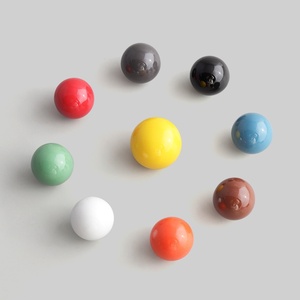 Single-Hole Pull Handle 128mm Modern Colorful Ceramic <b>Knob</b> Hand Grip for Kitchen Cabinets Wardrobes Drawers Easy Installation - Product Image 1