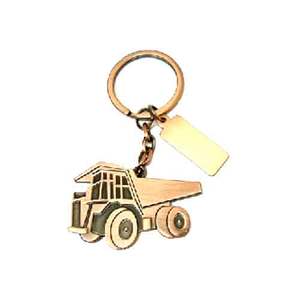 <span class=keywords><strong>Porte</strong></span>-clés promotionnel personnalisé en forme de pelle mécanique de dessin animé, style mode, pour véhicule de chantier - Product Image 1