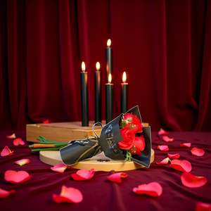 Cadeau pour la fête des mères et la Saint-Valentin, bouquet de roses en savon carnation dans un coffret cadeau, 3 bouquets pour Noël, les occasions de remise de diplômes - Product Image 3