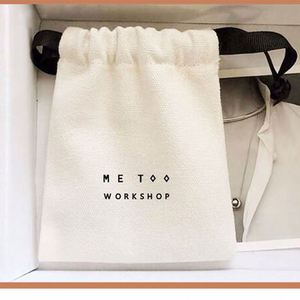 Low Moq Small Organic Cotton <b>Drawstring</b> <b>Pouch</b> Customized Organic Cotton <b>Drawstring</b> Bag Eco Muslin Cotton Jewelry Packaging <b>Pouch</b> - Product Image 6