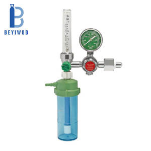 Hospital CGA540 <span class=keywords><strong>Oxygen</strong></span> <span class=keywords><strong>Gauge</strong></span> Gás Pressure Regulator Preço com Umidificador - Product Image 1