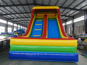 Toboggan sec gonflable à double terre en PVC classique bon marché pour entreprise de location de fête - Product Image 6