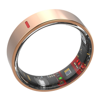Anneau intelligent H09 en acier inoxydable, suivi de la santé, moniteur de fréquence cardiaque, de sommeil et d'oxygène sanguin, étanche 5ATM IP68, anneau de fitness pour hommes et femmes