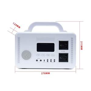 Station portable compacte Runck CY-DC 200W avec audio Bluetooth, batterie lithium-ion, onduleur à onde sinusoïdale pure et télécommande - Product Image 3