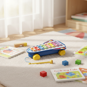 Juguete Musical Educativo Piano Cohete Arcoíris, Juguete Multifuncional de Actividades para Bebés, Niñas, Niños y Niños Pequeños - Product Image 4