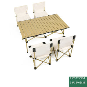 Mesa de Picnic Plegable Portátil de Aleación de Aluminio Moderna para Exteriores, Venta al por Mayor de Fábrica - Product Image 3