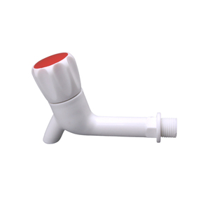 Robinet de contrôle de tuyauterie en plastique technique, moderne, compact, à corps long, avec volant allongé, étanche, pour salle de bain - Product Image 2