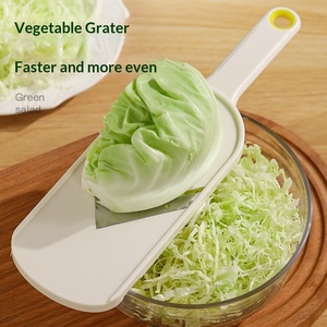 Multi Handheld Slicer - Stainless Steel V Blade, with Cleaning Brush, Comfort Grip, Easy to Clean, for Kitchen, Vegeta - Product Image 4