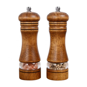 Salière vente en gros ensemble de solt et de poivre Transparent New Fire Salière et poivrière pour assaisonnements et épices - Product Image 1