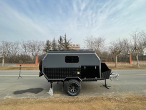 Fuera de la carretera Pop Top caravanas con ducha y aseo híbrido carretera <span class=keywords><strong>Caravana</strong></span> de la familia estándar australiano Offroad remolque Camper - Product Image 2