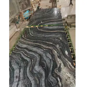 Chinese Ancient Wood Grain Marble Slab For Indoor Decoration