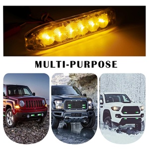 6 LED stroboscope d'urgence clignotant toit lumières pour voitures 12V/24V Auto avertissement d'urgence balise nouvelle lumière stroboscopique LED en aluminium - Product Image 5