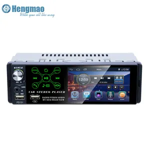 Hengmao Pemutar Video MP5 Multimedia Layar Sentuh 4.1 Inci Radio Otomatis Universal 12V 1 Din BT RDS FM SWC Stereo Audio Mobil