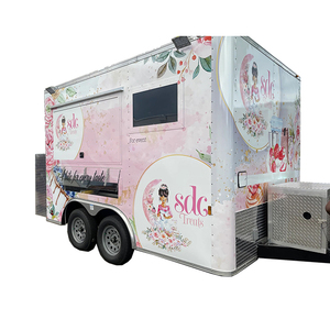 Fruitsap <span class=keywords><strong>Kiosk</strong></span> Snoep Karren Voedsel Donut <span class=keywords><strong>Kiosk</strong></span> Indoor Food Trailer Party Bus - Product Image 6