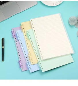 Anneaux de reliure colorés à 5 trous <span class=keywords><strong>pour</strong></span> classeur à feuilles mobiles, anneaux de reliure, clips de reliure, anneaux de rangement détachables, clips en plastique DIY - Product Image 2