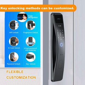 Самый популярный цифровой дверной замок Tuya, Wi-Fi, биометрический отпечаток пальца, RFID в режиме реального времени, домофон, умный дверной замок, разблокировка лица - Product Image 2